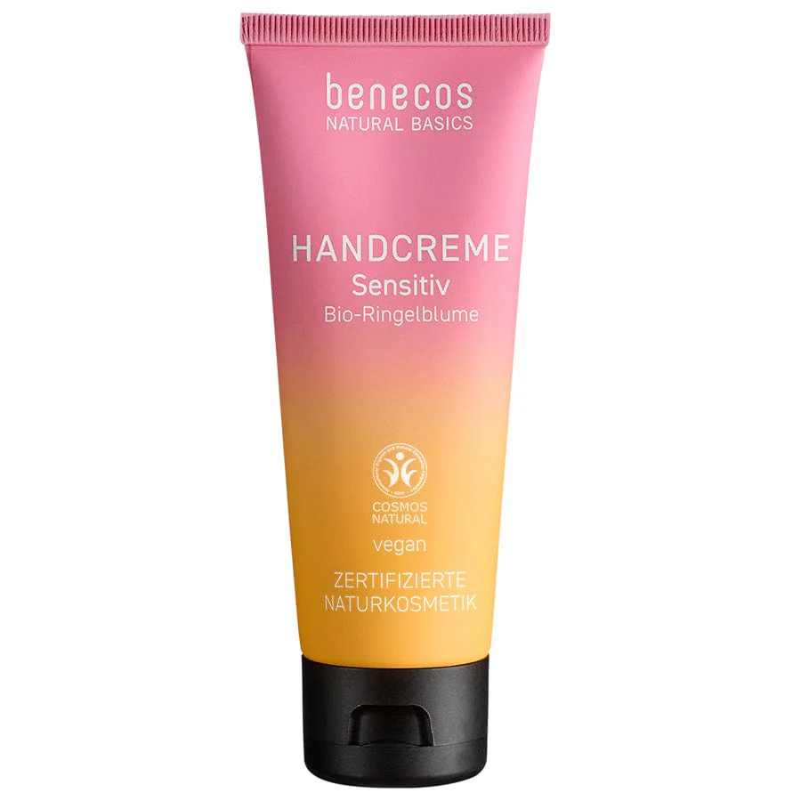 Crema de Maini Sensitiv pentru Piele Sensibila cu Galbenele Bio, 75ml - BENECOS