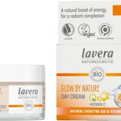 Crema de zi iluminatoare Glow by Nature, vitamina C si coenzima Q10, 50ml - LAVERA