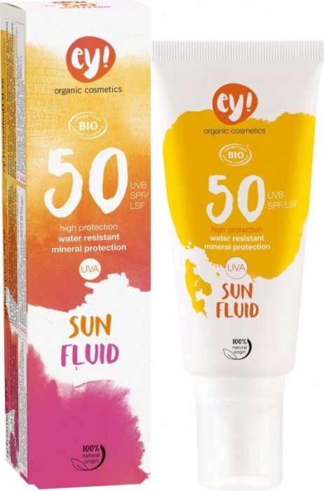 Spray bio cu protectie solara FPS 50, 100ml - ey! - ECO COSMETICS